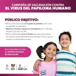 SSM vacuna contra el VPH a niñas y niños durante Semana Nacional de Vacunación