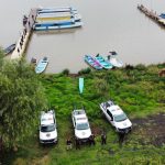 Con drones y lanchas, SSP vigila el lago de Pátzcuaro