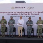 Inaugura Bedolla cuartel regional de la Guardia Nacional en Apatzingán