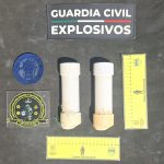 Guardia Civil desactiva 2 explosivos improvisados en manifestación de normalistas