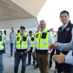 Bedolla revisa etapa final del rescate del Complejo Bicentenario, en Morelia