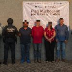 SSP brinda apoyo en cateos en Tzitzio; detenidas 4 personas