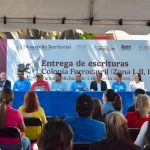 Fortalecen patrimonio de 201 familias de Zamora con entrega de escrituras