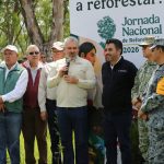 Más de 10 mil michoacanos se suman a la Jornada Nacional de Reforestación: Bedolla