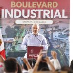 Con inversión 100% estatal, entrega Bedolla renovado el Boulevard Industrial en Uruapan